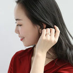 18K Gold Pink Pearl Open Ring - Natural High Luster Pearl Band Ring Etsy