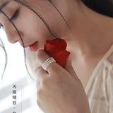 18K Gold Pink Pearl Open Ring - Natural High Luster Pearl Band Ring Etsy