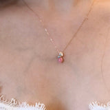 Queen Conch Pearl Necklace - 18K Gold Paraiba Pink Pearl Pendant Etsy