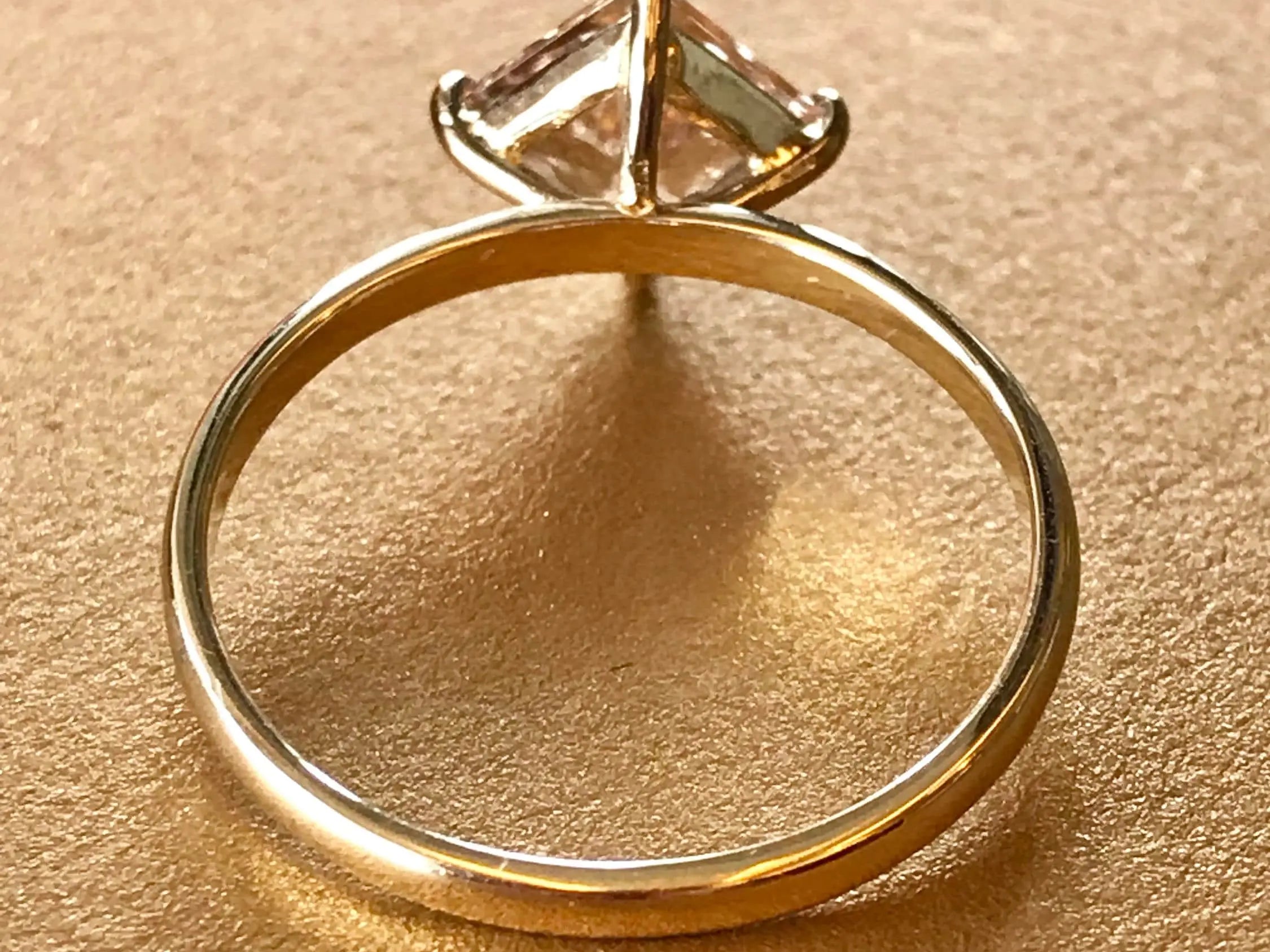 丨Special Offer丨 Natural Morganite Cocktail 14k Solid Yellow Gold Ring, Pink Princess, Handmade Cocktail Ring Etsy