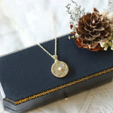 Opal & Mother of Pearl 18K Yellow Gold Necklace, Gift for Her, Anniversary Gift Idea, Retro Jewelry, Fine Jewelry, Antique Jewelry Etsy