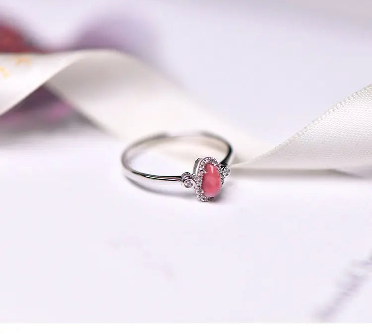 Queen Conch Pearl & White Diamond 18k Solid White Gold Ring (Customize), Strombus Gigas, Flamed Pink, Engagement Ring, Anniversary Gift Idea Etsy
