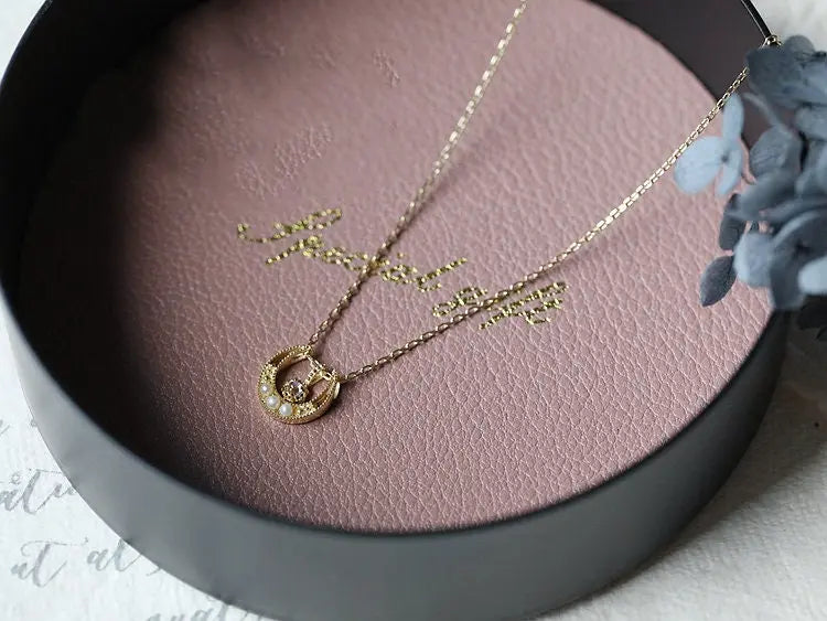 Moonstone  Pearl Necklace - Antique 18K Gold Vermeil Etsy