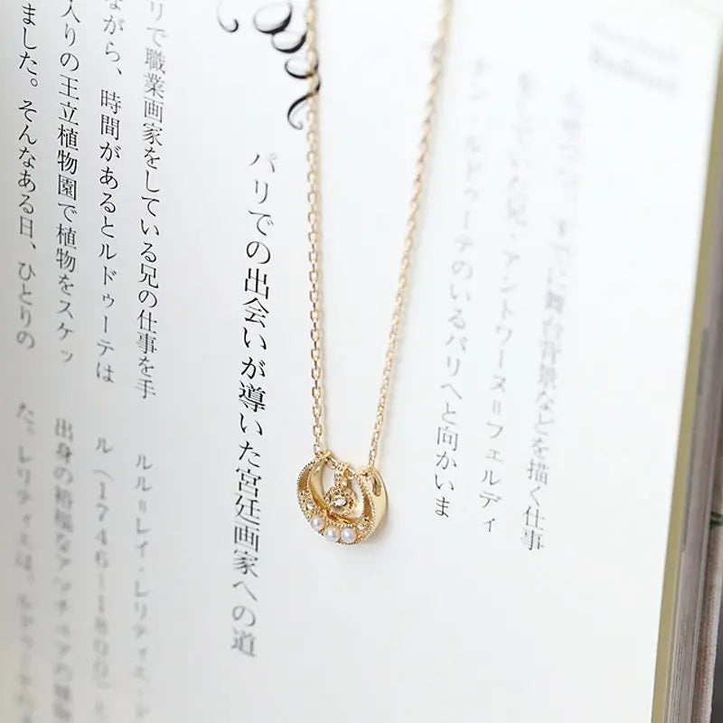 Moonstone  Pearl Necklace - Antique 18K Gold Vermeil Etsy