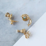 Grimm's Fairy Carved 18K Yellow Gold Carving Necklace Etsy
