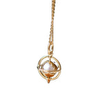 Earth AAAA+ Akoya Pearl Planet Charm 18K Solid Yellow Gold, Globe Pendant Planet Charm Pearl Pendant, Gift for Her, Anniversary Gift Idea Etsy