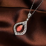 2.38Carat Queen Conch Pearl & Diamond Necklace - 18K White Gold Etsy