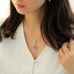 2.38Carat Queen Conch Pearl & Diamond Necklace - 18K White Gold Etsy