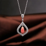 2.38Carat Queen Conch Pearl & Diamond Necklace - 18K White Gold Etsy