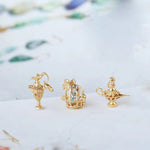 Grimm's Fairy Carved Necklace 18K Yellow Gold Etsy