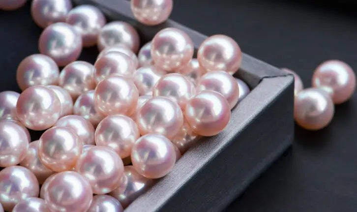 8-8.5mm Akoya Pearl Ring - 8mm 18K Yellow Gold Seawater Pearl LaCorserArtJewelry