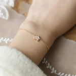 Natural Moonstone Star Cut and Moissanite Handmade 14k Yellow Gold Plated Vermeil Moonstone Bracelets, Gift for Her, Fine Jewelry Etsy
