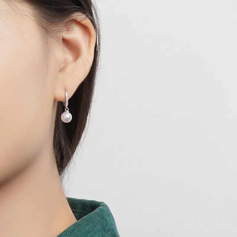 AAA+ Akoya Pearl 18K Gold Akoya Pearl Earrings Etsy