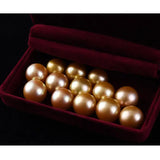 13mm Golden South Sea Pearl & Diamond 18K Gold Necklace Etsy