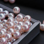 5A+ Akoya Pearl 8mm Handmade 18K Yellow Solid Gold Necklace, Seawater Pearl, Pink Pearl, Gift for Her, Anniversary Gift, Gift Idea Etsy