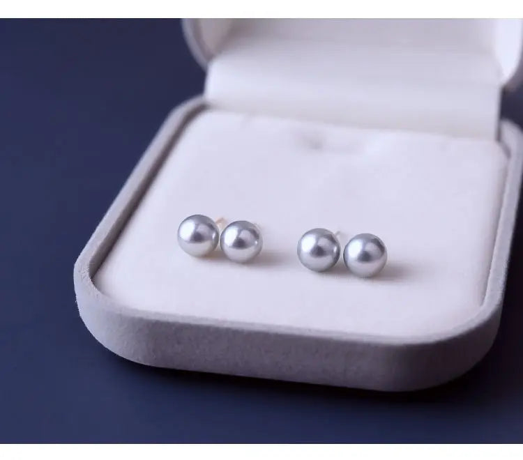 5A+ Madama Pearl (真多麻) 18K Solid Yellow Gold Madama Pearl Earrings Etsy