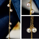 18K Yellow Gold & Natural Akoya Pearl 8mm Handmade Necklace, Seawater Pearl, Pink Pearl, Gift for Her, Anniversary Gift, Gift Idea Etsy