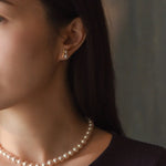 5A+ Four Akoya Pearl Handmade 18K Solid Yellow Gold Akoya Pearl Earrings, Seawater Pearl, Gift for Her, Anniversary Gift, Gift Idea Etsy
