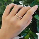 Akoya Pearl Ring - 18K Yellow Gold Band Etsy