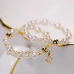 Akoya Pearl Ring - 18K Yellow Gold Band Etsy