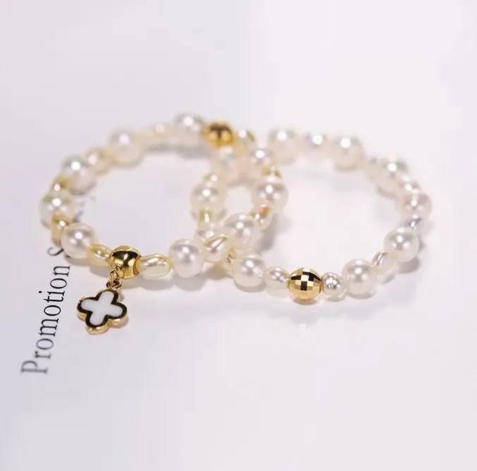 Akoya Pearl Ring - 18K Yellow Gold Band Etsy