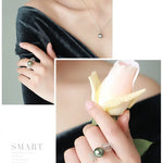 Hollow Out Desgin Tahitian Peacock Green Pearl 18k Ring, 18K Solid White Gold Ring, Carved Ring, Valentine's Day Gift Idea for Her Etsy