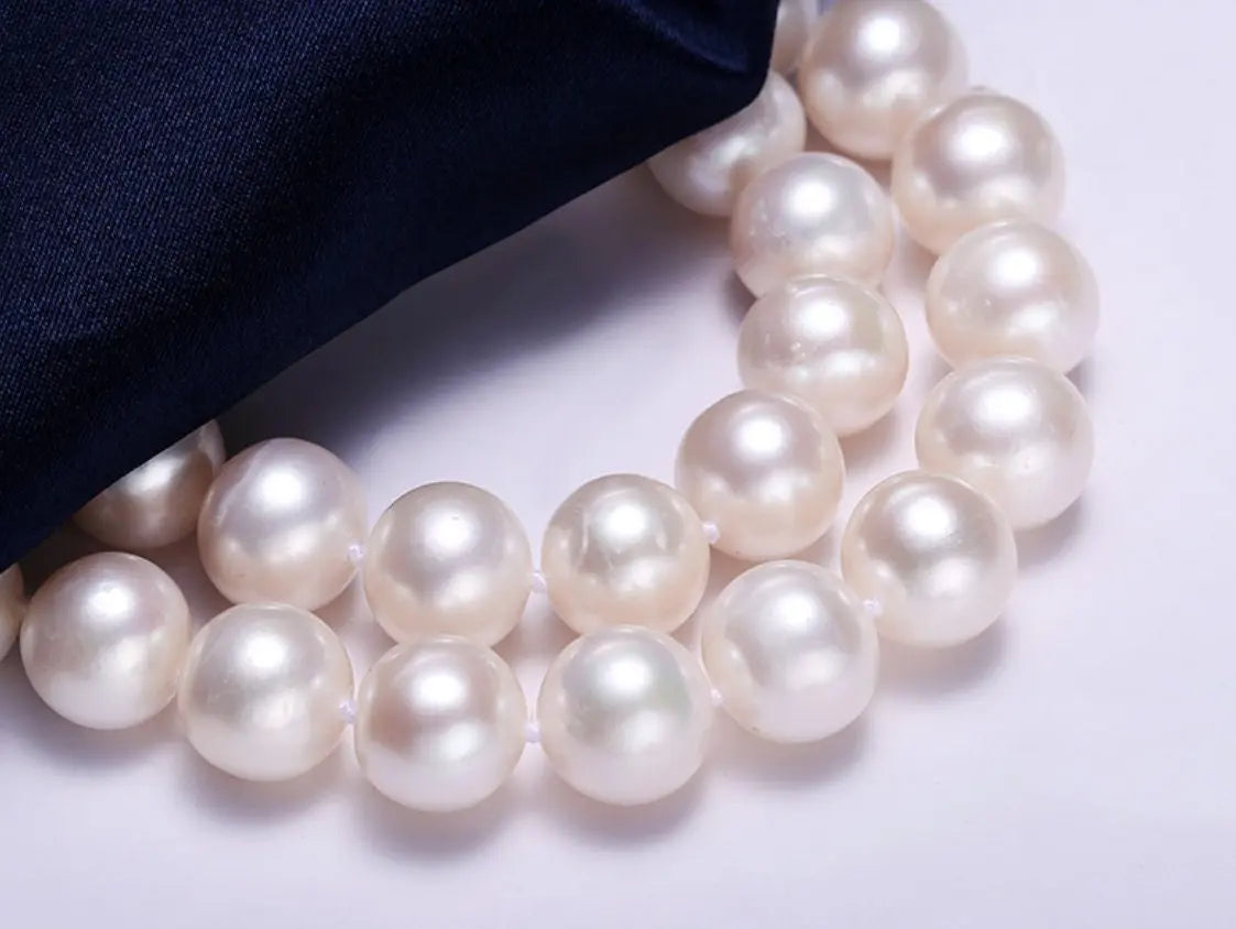 11mm Natural High Luster White Pink Pearl Handmade Silver 925 Beaded Pearl Necklace, Freshwater Pearl Choker, Akoya Pearl, Beaded Choker Etsy