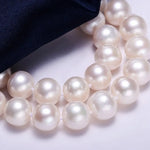 11mm Natural High Luster White Pink Pearl Handmade Silver 925 Beaded Pearl Necklace, Freshwater Pearl Choker, Akoya Pearl, Beaded Choker Etsy