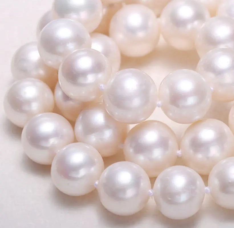 11mm Natural High Luster White Pink Pearl Handmade Silver 925 Beaded Pearl Necklace, Freshwater Pearl Choker, Akoya Pearl, Beaded Choker Etsy