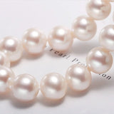 12mm Freshwater Pearl Necklace - Silver 925 Strand Choker Etsy