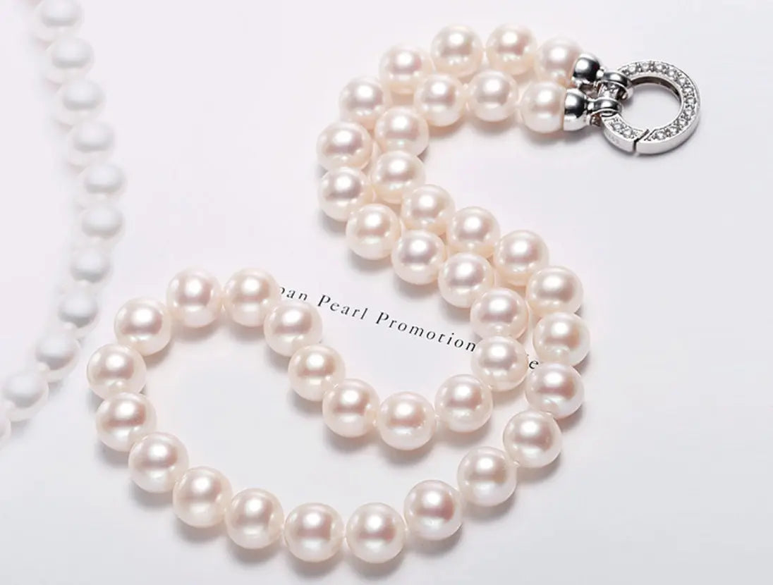 12mm Freshwater Pearl Necklace - Silver 925 Strand Choker Etsy
