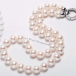 12mm Freshwater Pearl Necklace - Silver 925 Strand Choker Etsy