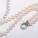 12mm Freshwater Pearl Necklace - Silver 925 Strand Choker Etsy