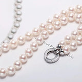 12mm Freshwater Pearl Necklace - Silver 925 Strand Choker Etsy