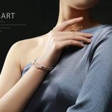 3-6.5mm Natural Colorful High Luster Pearl Beaded Bracelets, S925 Bracelets Akoya Pearl, Golden Pearl Bracelets Etsy