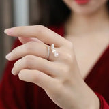 Akoya Pearl  Diamond Ring - 18K Yellow Gold White Pink Pearl Etsy