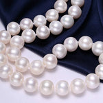 11mm Natural High Luster White Pink Pearl Handmade Silver 925 Beaded Pearl Necklace, Freshwater Pearl Choker, Akoya Pearl, Beaded Choker Etsy