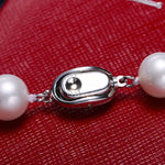 11mm Natural High Luster White Pink Pearl Handmade Silver 925 Beaded Pearl Necklace, Freshwater Pearl Choker, Akoya Pearl, Beaded Choker Etsy
