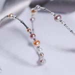 3-6.5mm Natural Colorful High Luster Pearl Beaded Bracelets, S925 Bracelets Akoya Pearl, Golden Pearl Bracelets Etsy