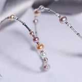 3-6.5mm Natural Colorful High Luster Pearl Beaded Bracelets, S925 Bracelets Akoya Pearl, Golden Pearl Bracelets Etsy