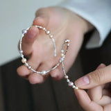 3-6.5mm Natural Colorful High Luster Pearl Beaded Bracelets, S925 Bracelets Akoya Pearl, Golden Pearl Bracelets Etsy