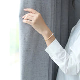 Colorful Purple Pearl Strand Bracelet - 18K Yellow Gold Etsy