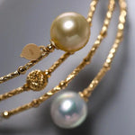9mm Tahitian & Golden Pearl Bracelet - 18K Yellow Gold Etsy