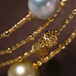 9mm Tahitian & Golden Pearl Bracelet - 18K Yellow Gold Etsy