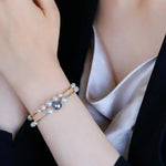 AAA+ 9mm Tahitian Peacock Green Pearl Strand Bangles - 18K Yellow Gold Etsy