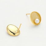 5A+ Akoya Pearl Handmade 24k Gold Vermeil Earrings, White Pink Pearl Earrings, High Luster Pearl Earrings, Matt Finished Earrings Etsy