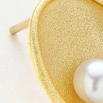 5A+ Akoya Pearl Handmade 24k Gold Vermeil Earrings, White Pink Pearl Earrings, High Luster Pearl Earrings, Matt Finished Earrings Etsy