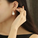 15mm High Luster Freshwater Pearl Earrings - 18K Yellow Gold Etsy