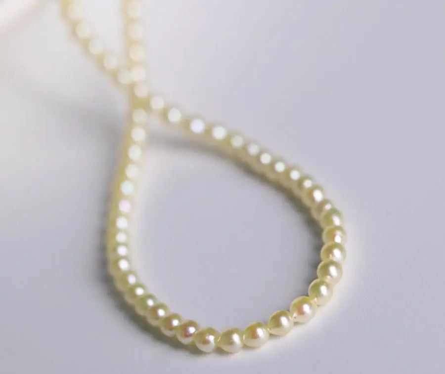 18K Yellow Gold Akoya Baby Pearl Strand Bracelets Etsy