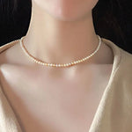 Natural Colorful Akoya Pearl Necklace, 18K Yellow Gold Etsy